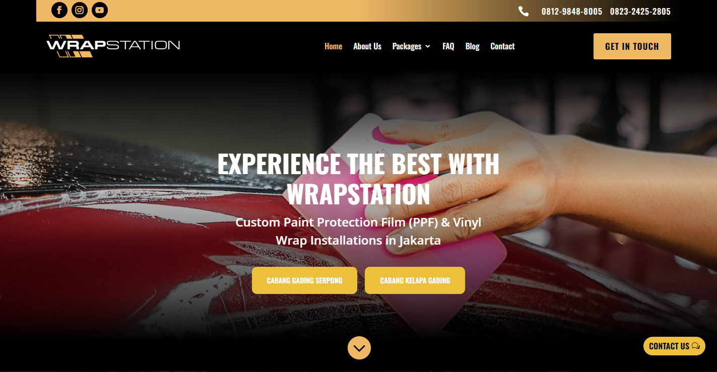 Wrap Station Website